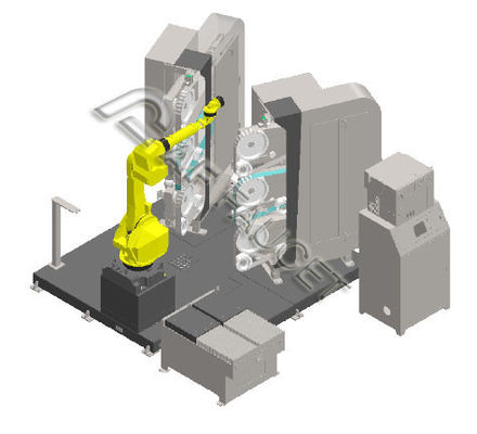 RTAF-AG0206- 50kg Robot Grinding Machine For Large Size Brass Faucet
