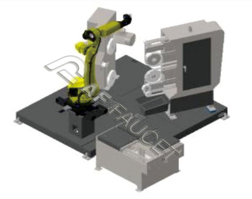 70dB Robotic Grinder Automatic Brushing MachineHybrid Grinding And Brushing Equipment
