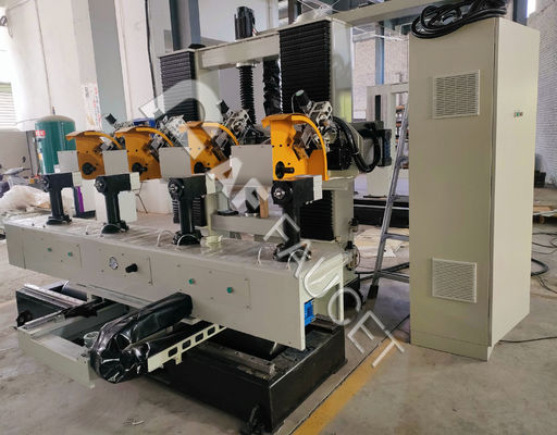 RTAF-AP04-CNC automatic metal polishing machine, 4 stations mop wheel polishing machine, door handle polishing machine