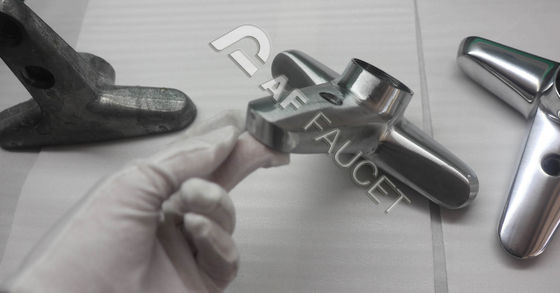 RTAF-AP04AZ- CNC Metal Polishing machine, Zamak bathroom wall mixer polishing machine, Robotic Polishing Machine