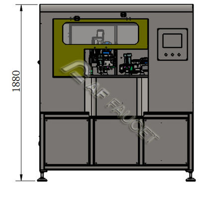 RTAF-RB0408-4-Spindles 8 Stations Brushing Machine For Small Parts CNC Wire Drawing Machine
