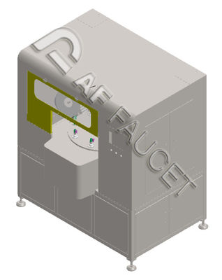 RTAF-RB0408-4-Spindles 8 Stations Brushing Machine For Small Parts CNC Wire Drawing Machine