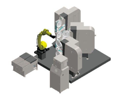 RTAF-AG0306-Robot Faucet Grinding Machine For Bathroom Workpieces