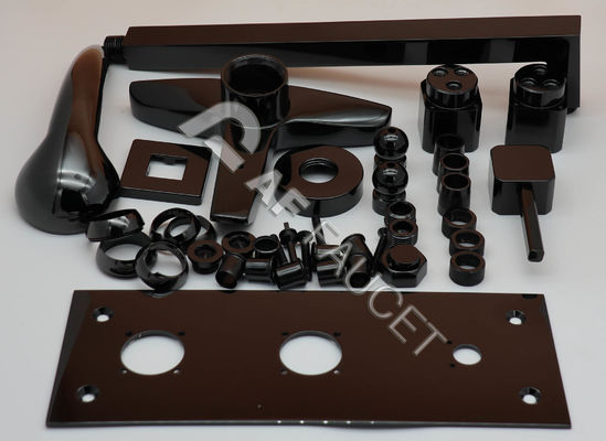 RTAS1612-PVD Matte Black,PVD Jet Black Coating Machine, Brass Faucets Black Coatings, Stainless Steel Faucet, ABS Shower